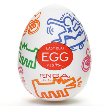 TENGA&Keith Haring Egg Мастурбатор яйцо Street, фото 1
