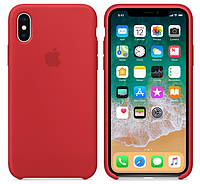 Силиконовый чехол для iPhone X/ iPhone 10 (красный), фото 1