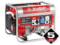 Генератор бензиновый, ЗУБР ЗЭСБ-1200, 4-х тактный, ручной пуск, 1200/1000 Вт, 220 В