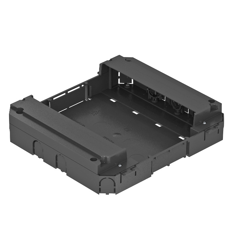 Коробка (рамка) MT45V0 для лючков и кассетных рамок номинального размера 9/R9 (полиамид, черный) MT45V 0