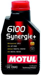 Моторное масло Motul 6100 Synergie + 10w40 1 литр