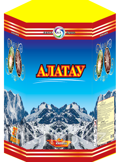 Батарея салютов "Алатау" 37 залпов
