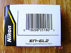 Аккумулятор Nikon EN-EL2, фото 2