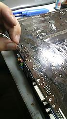 Замена звукового порта 6