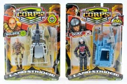 LAN 33461 THECORPS 4" ФИГУРКА СОЛДАТА С EКЗO-ТРАНСПОРТНЫМ СРЕДСТВОМ, 2 ВИДА В АСС., МНОЖЕСТВО ТОЧЕК