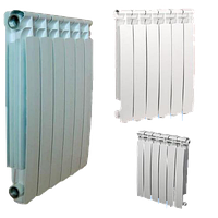 Радиатор Luxall 10/300 H-370 W-75-85 L-75 МПа=16Bt(=130B)