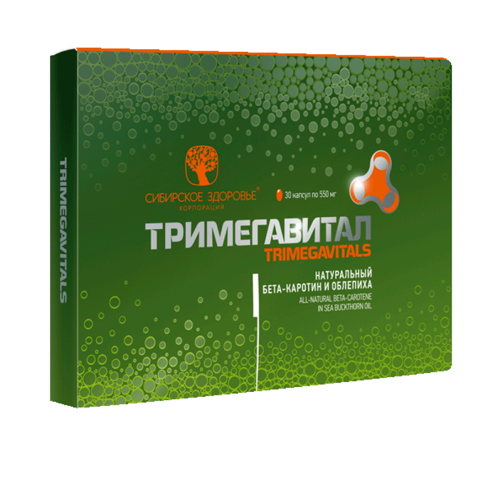 "Тримегавитал" бета-каротин и облепиха