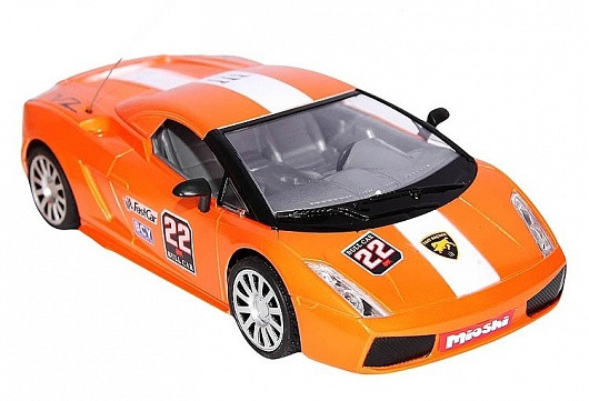 MIOSHI TECH RC - Р/У МАШИНА 1:18 LAMBORGINI 2012-4 НА АККУМ. - МОЩНЫЕ ФАРЫ, НЕЗАВИСИМАЯ ПОДВЕСКА, 2
