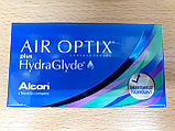 Линзы Air Optix plus HydraGlade (3 штуки), фото 2