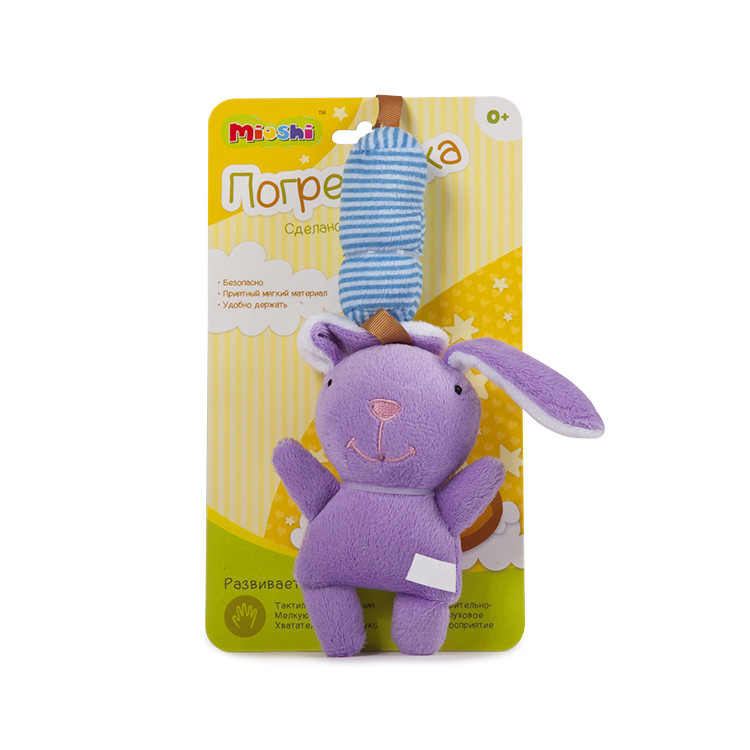 MIOSHI TOYS MIO0302-022 ИГРУШКА ПОГРЕМУШКА-ПОДВЕСКА MIOSHI "МАЛЕНЬКИЕ ДРУЗЬЯ" (30 СМ, В АССОРТ.)