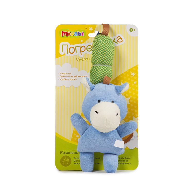 MIOSHI TOYS MIO0302-022 ИГРУШКА ПОГРЕМУШКА-ПОДВЕСКА MIOSHI "МАЛЕНЬКИЕ ДРУЗЬЯ" (30 СМ, В АССОРТ.)