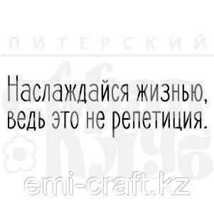 ФП штамп "Наслаждайся жизнью"