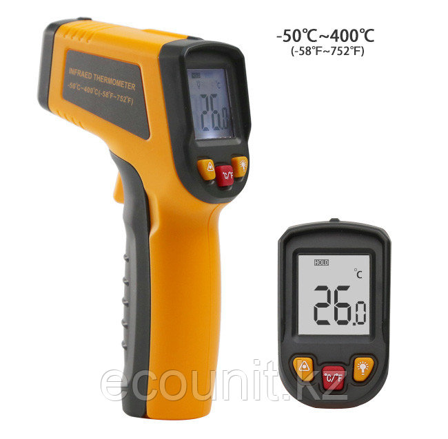 GM400 ЛАЗЕРНЫЙ ПИРОМЕТР ОТ -50 ДО +400 ГРАДУСОВ, фото 1