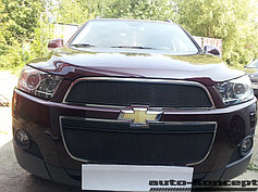 Защитно-декоративные решётки радиатора Chevrolet Captiva 2011-2013