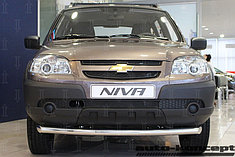 Защитно-декоративные решётки радиатора Chevrolet Niva 2009-