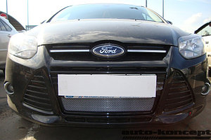 Защита радиатора Ford Focus III 2011-2014 chrome