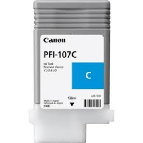 Canon PFI 107 Cyan (130 ml) струйный картридж (6706B001) - фото 1 - id-p46806465