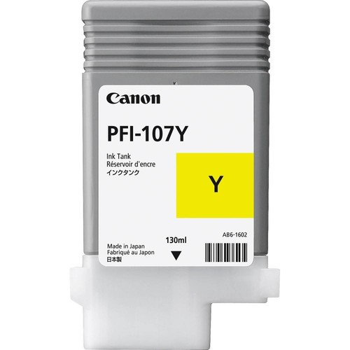 Canon PFI 107 Yellow (130 ml) струйный картридж (6708B001) - фото 1 - id-p46806467