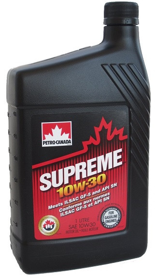 Моторное масло Petro-Canada Supreme 10w30 1 литр
