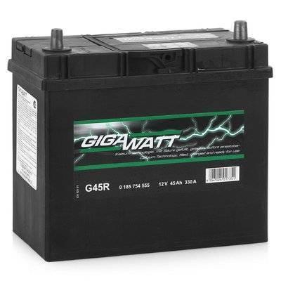 Аккумулятор Gigawatt 45 A/h - фото 1 - id-p46674345