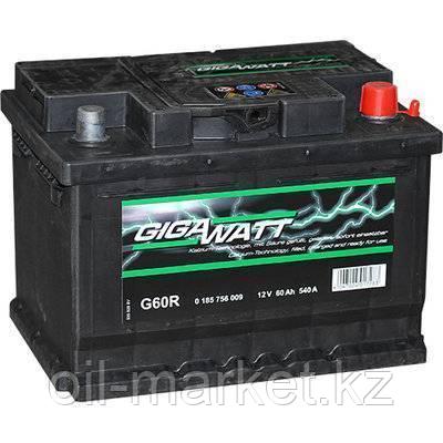 Аккумулятор Gigawatt 60 A/h - фото 1 - id-p46674359