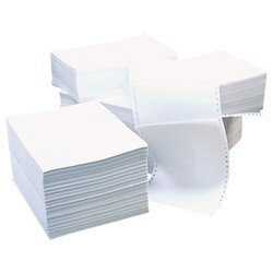 Бумага перфорированная 210 (1400 листов), плотность бумаги 60-65 г/м2