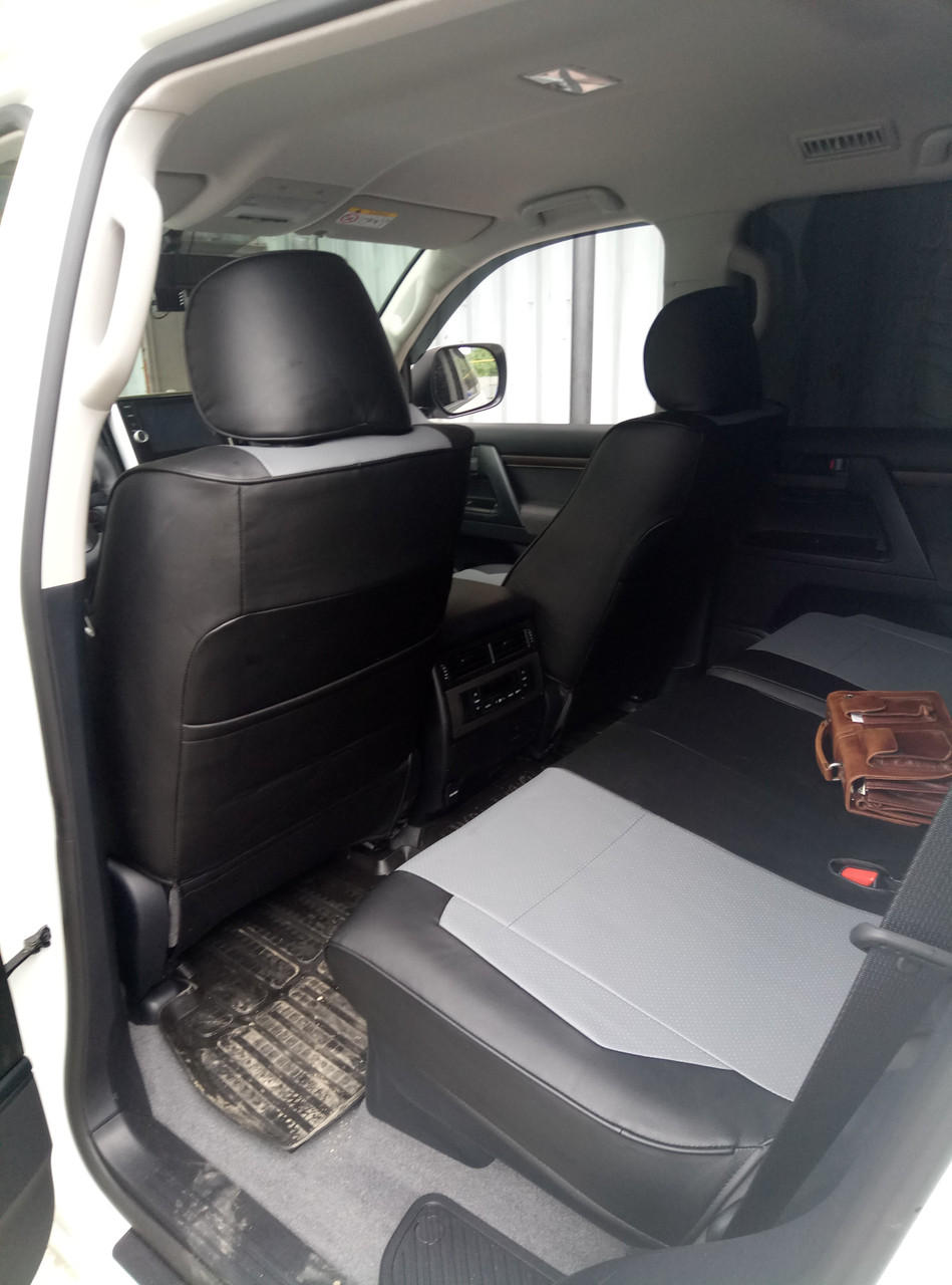 Авточехлы для Toyota Land Cruiser 200 (второй ряд без подлокотника) - фото 3 - id-p46820891