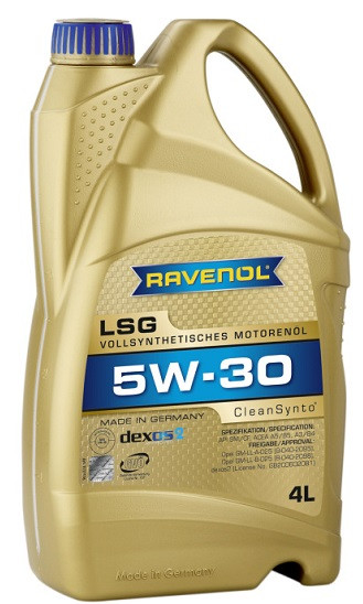 Моторное масло RAVENOL DEXOS 2 LSG 5w30 4 литра