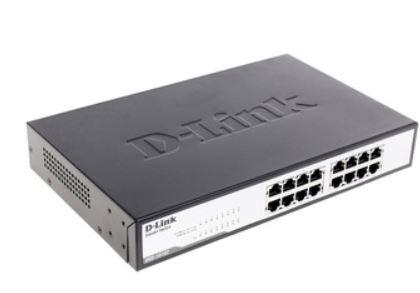 D-LinkКоммутаторDGS-1016C/A1AНеуправляемый коммутатор с 16 портами 10/100/1000Base-T