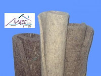 Войлок юртовый грубошерстный, пл.0,18г/см3