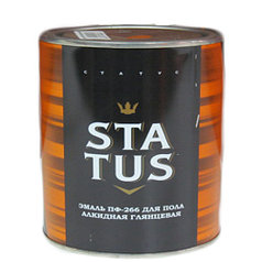 Эмаль ПФ-266 STATUS /желто-коричневая 1,8кг ***