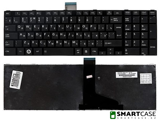 Клавиатура для ноутбука Toshiba Satellite L850 (черная, EN)