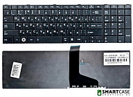Клавиатура для ноутбука Toshiba Satellite C850 (черная, RU)
