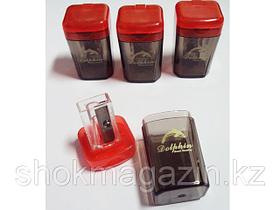 Точилка "Dolphin", с крышкой, одинарная