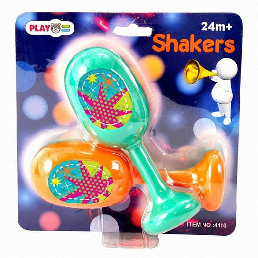 PLAYGO 4110 МАРАКАСЫ В БЛИСТЕРЕ (2ШТ.)