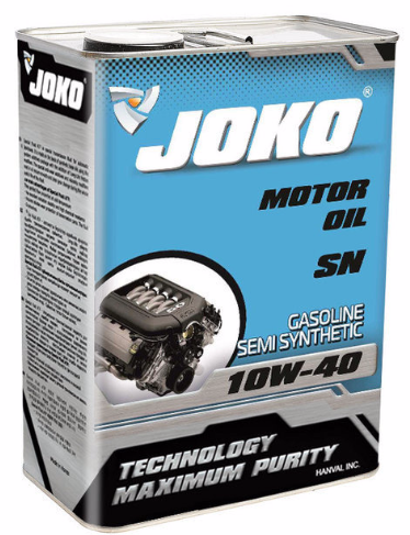 Моторное масло JOKO GASOLINE 10w40 4 литра