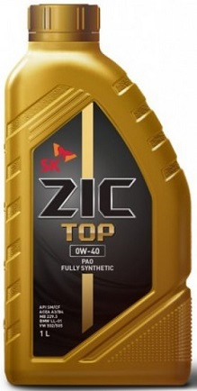 Моторное масло ZIC TOP 0w40 1 литр