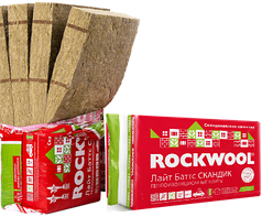 ROCKWOOL Лайт БАТТС СКАНДИК каменная вата