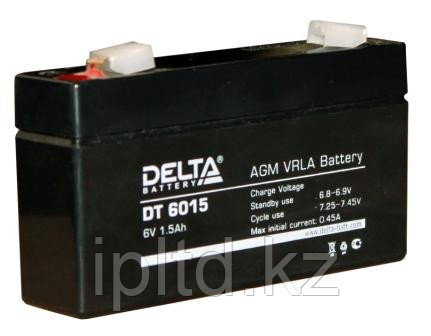 Delta аккумуляторная батарея DT 6015  (5 лет)