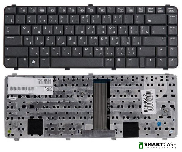 Клавиатура для ноутбука HP Compaq 6530S (черная, RU)
