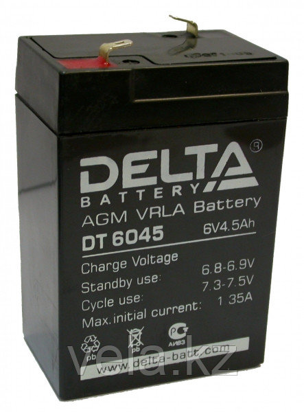 Delta аккумуляторная батарея DT 6045 (5 лет)