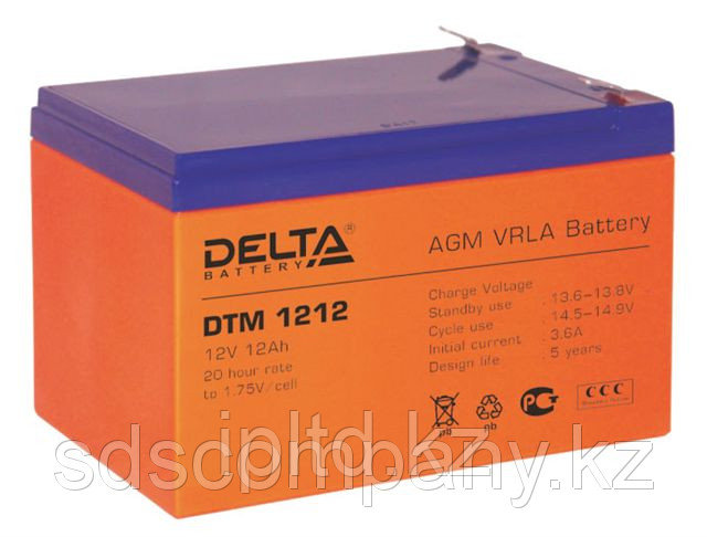 Delta аккумуляторная батарея DT 1212