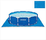 Каркасный сборный бассейн Intex Metal Frame Pool. 305 х 76 см. с фильтром, 28202, фото 4