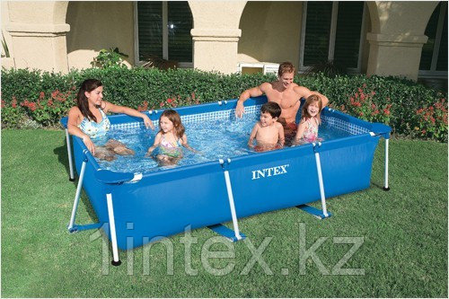 Каркасный сборный бассейн Intex Rectangular Frame Pool. 300х200х75см. - фото 1 - id-p3061338