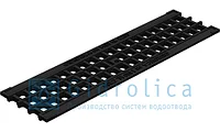 Решетка водоприемная Gidrolica Standart РВ -10.13,6.50 - ячеистая пластиковая, кл. А15
