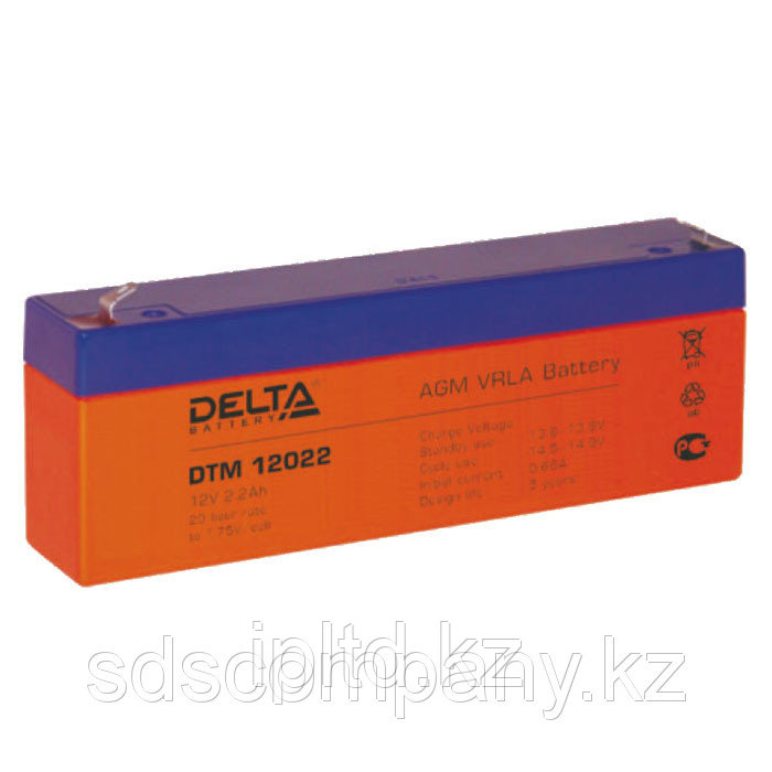 Delta аккумуляторная батарея DTM 12022 (6 лет)