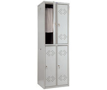 Шкаф для раздевалок, гардероба LS-22 металлический