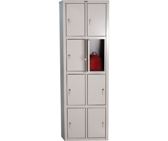Шкаф для раздевалок, гардероба LS-24 металлический