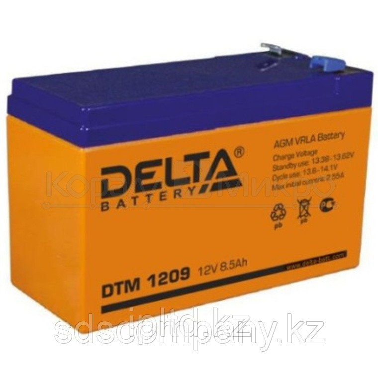 Delta аккумуляторная батарея DTM 1209 (6 лет)