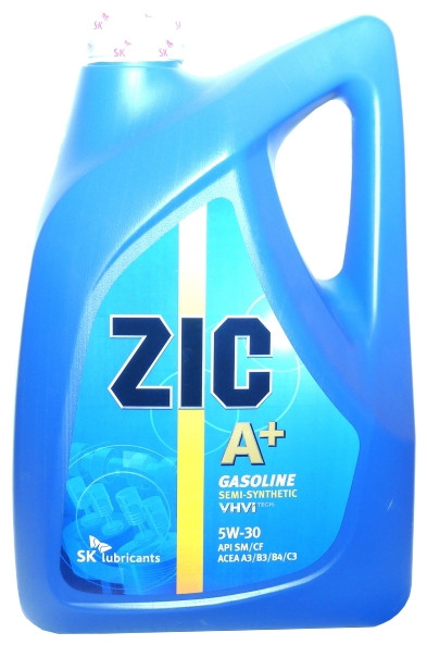 Моторное масло ZIC A+ 5w30 6 литров